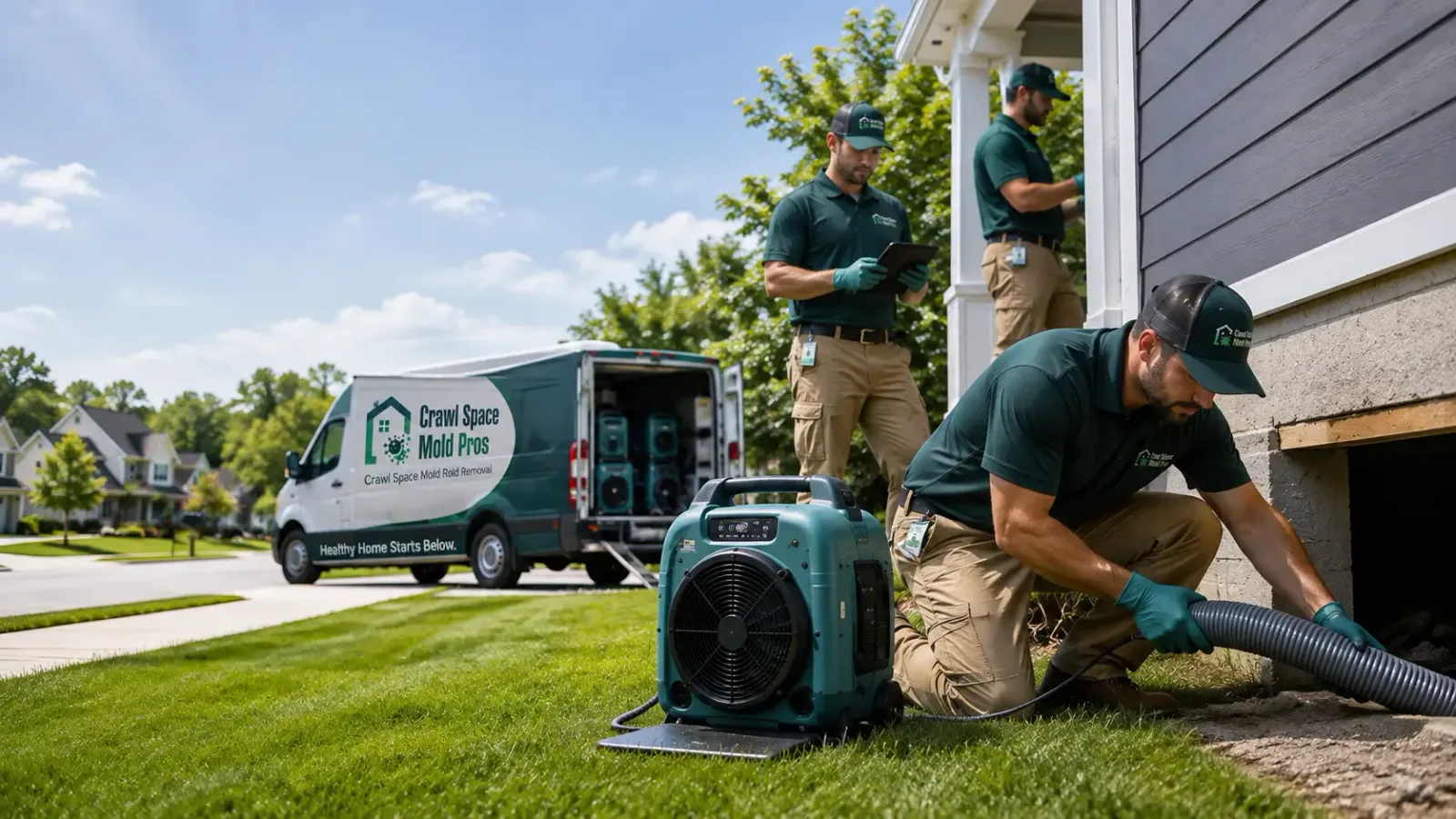 Crawl Space Mold Removal in Parnell, IA